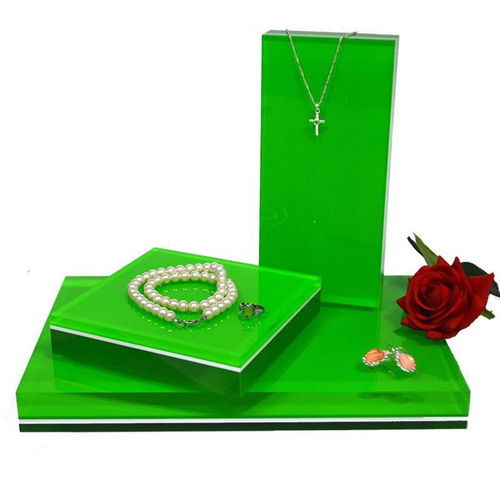 厂家定制珠宝陈列道具 亚克力饰品展示架与精美套装解决方案